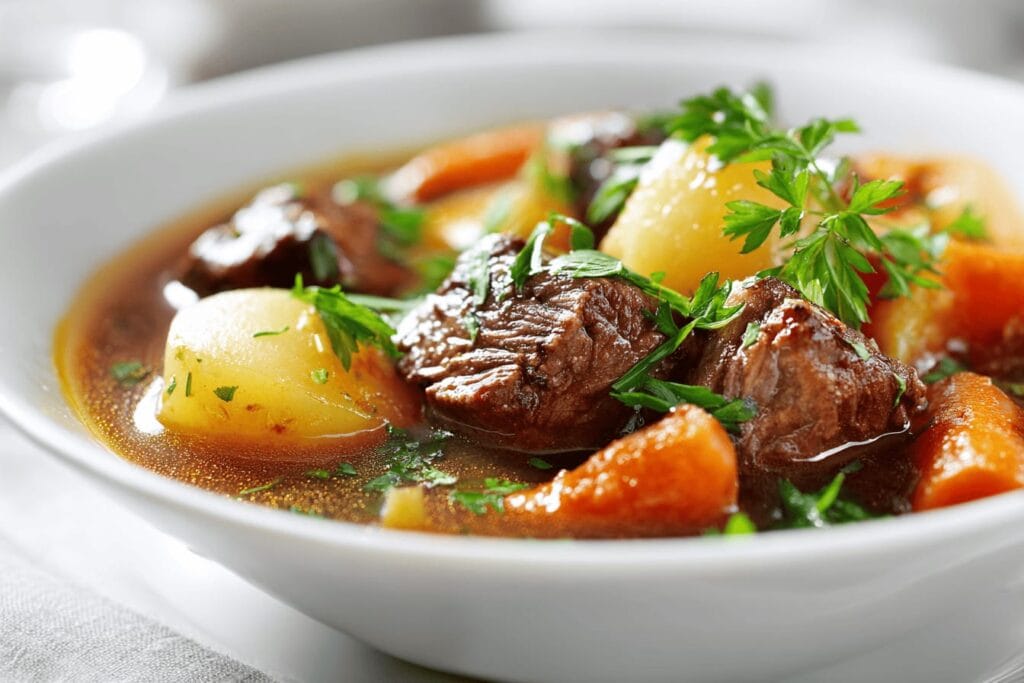 Mustig köttgryta med rotfrukter