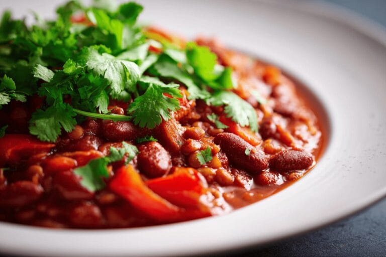 Vegetarisk chili sin carne