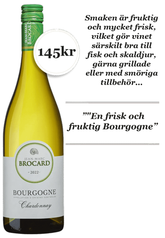Bourgogne Chardonnay J M Brocard