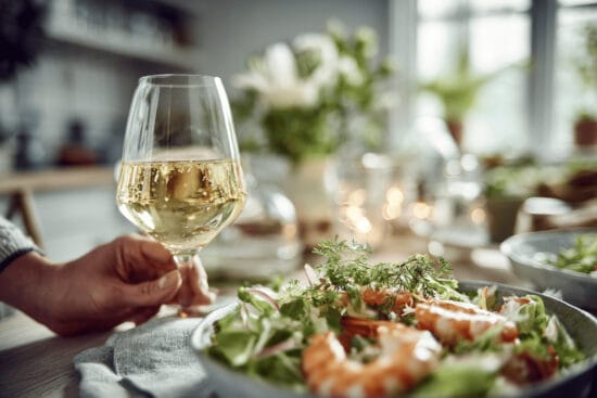 Chardonnay servering