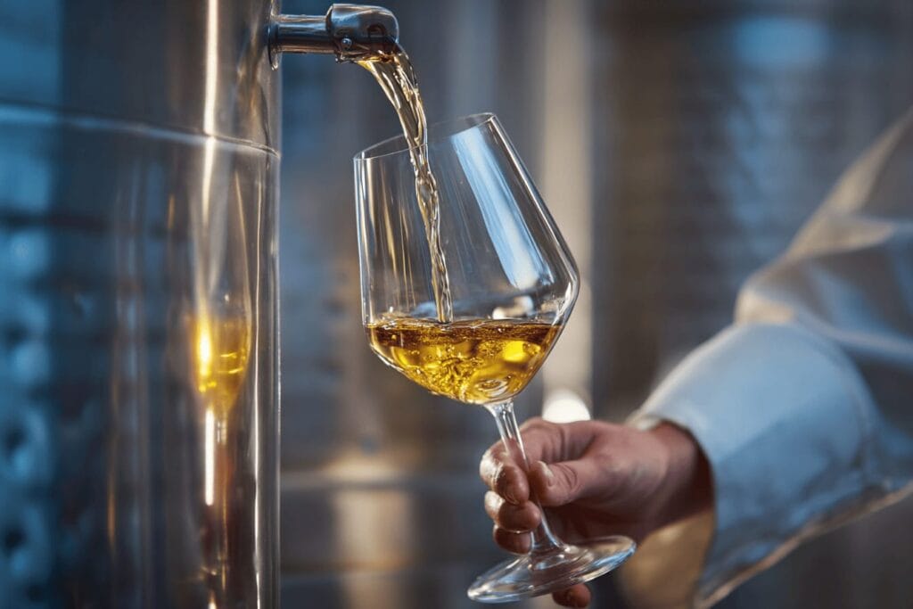 Chardonnay steel tank