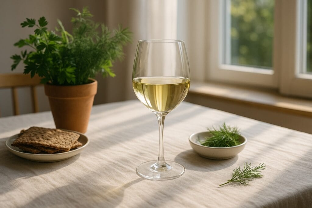 Sauvignon Blanc served