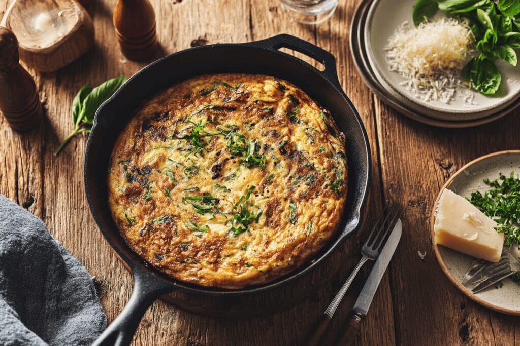 Markus Aujalay delar sin perfekta matsedel för veckan 1 BA Frittata
