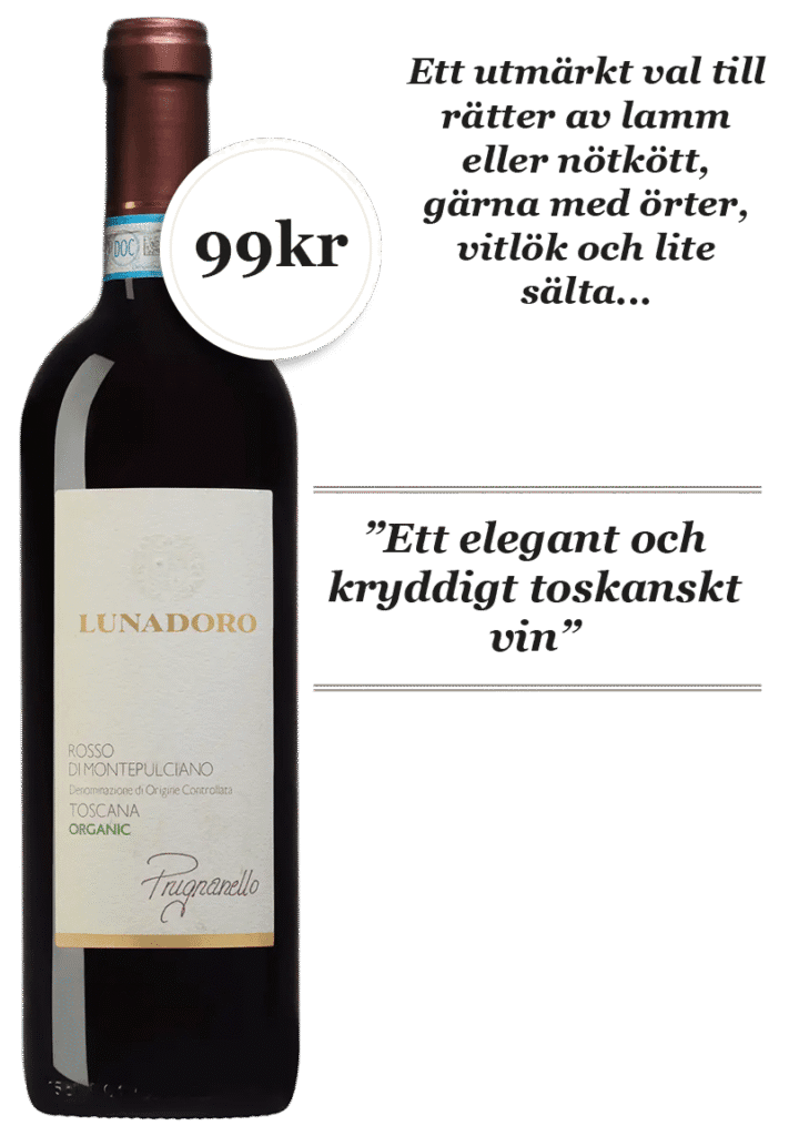 Lunadoro Rosso di Montepulciano Organic