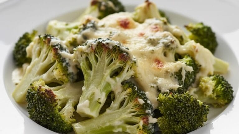 Broccoligratäng med ostsås