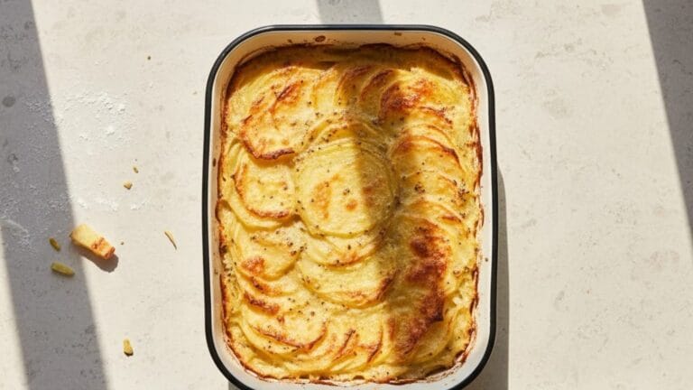 Gratinerad kålrot med grädde & senap