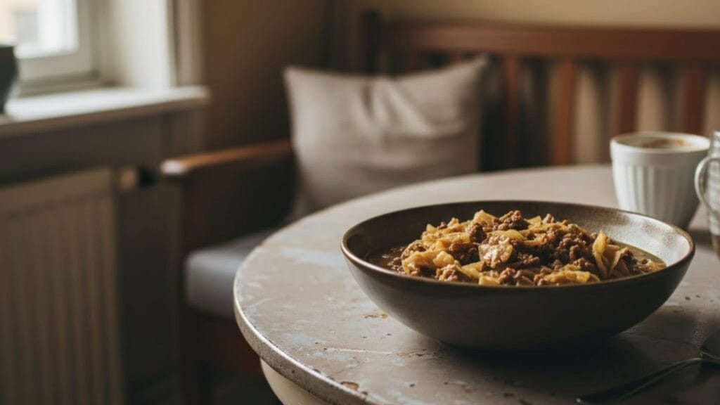 Kålgryta med köttfärs