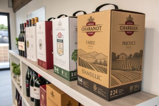 i want an image of boxed wines bag in box