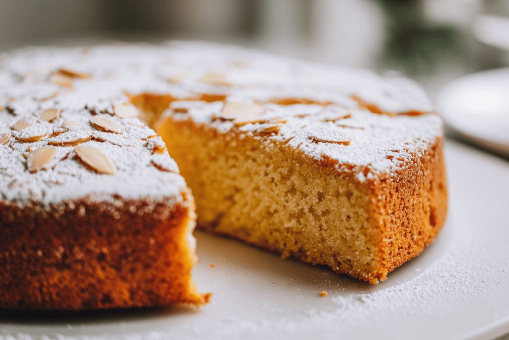Mandelkaka från Mallorca (gató de almendra)