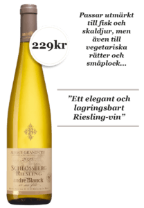 Alsace Grand Cru Schlossberg Riesling
