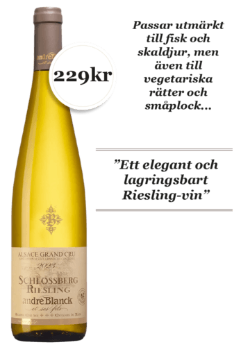 Alsace Grand Cru Schlossberg Riesling