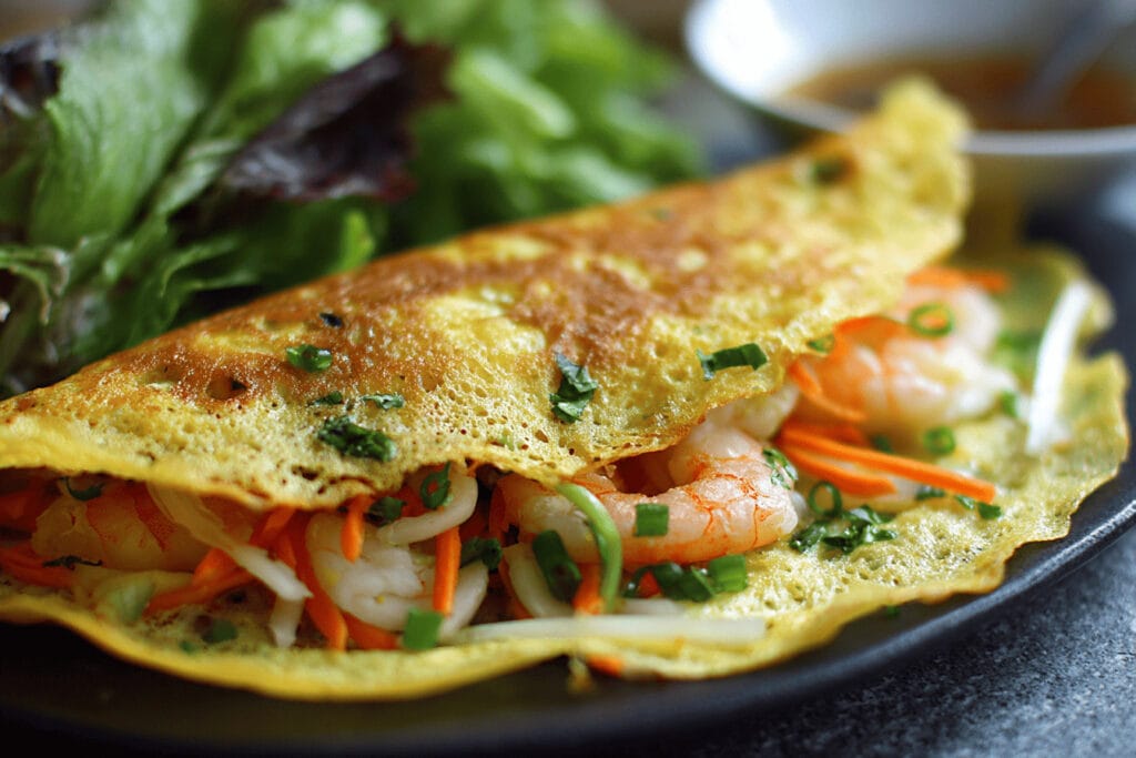 Bánh xèo – vietnamesiska krispiga crêpes