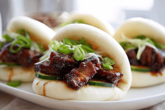 Bon Appetit manadens recept bao buns med sticky pork