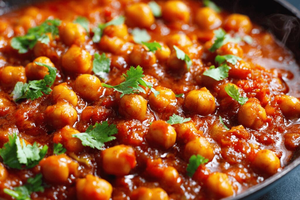 Chana masala – kikärtsgryta med tomat & garam masala