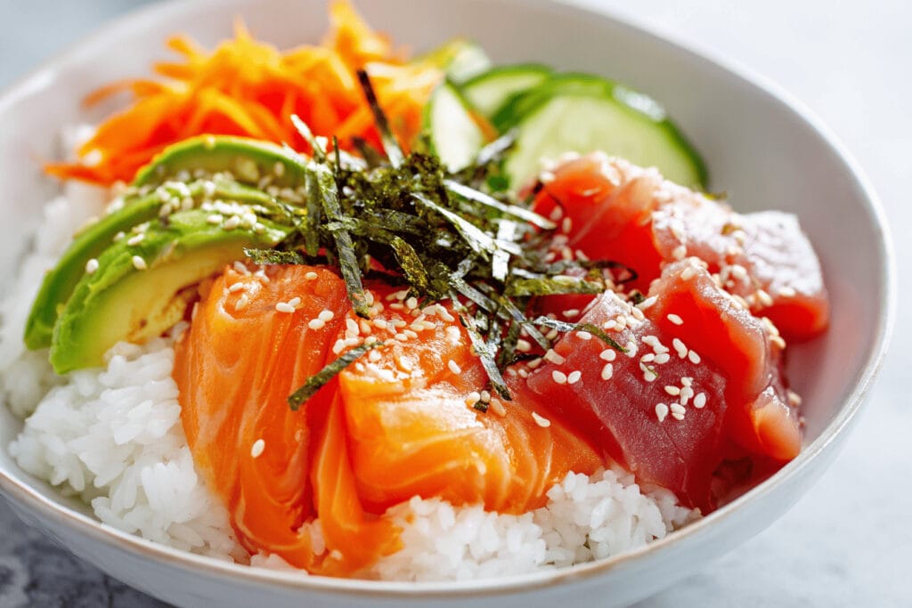 Chirashi sushi