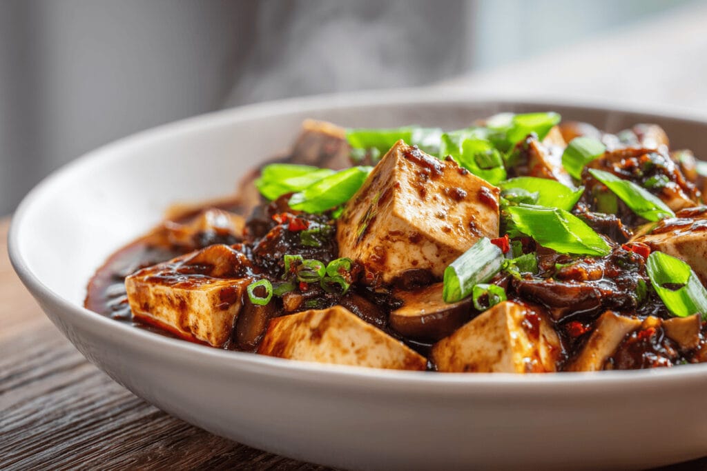 Vegetarisk mapo tofu