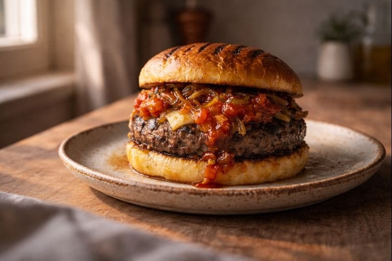 Leif Mannestrom hamburgare