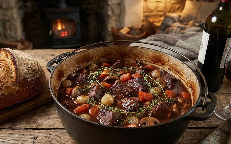 Gordon Ramsays mustiga Beef Bourguignon