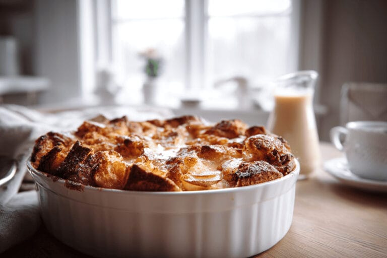 Brödpudding på torrt bröd
