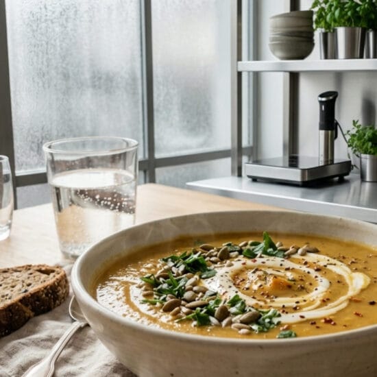 bon appetit kramig soppa rostade gronsaker