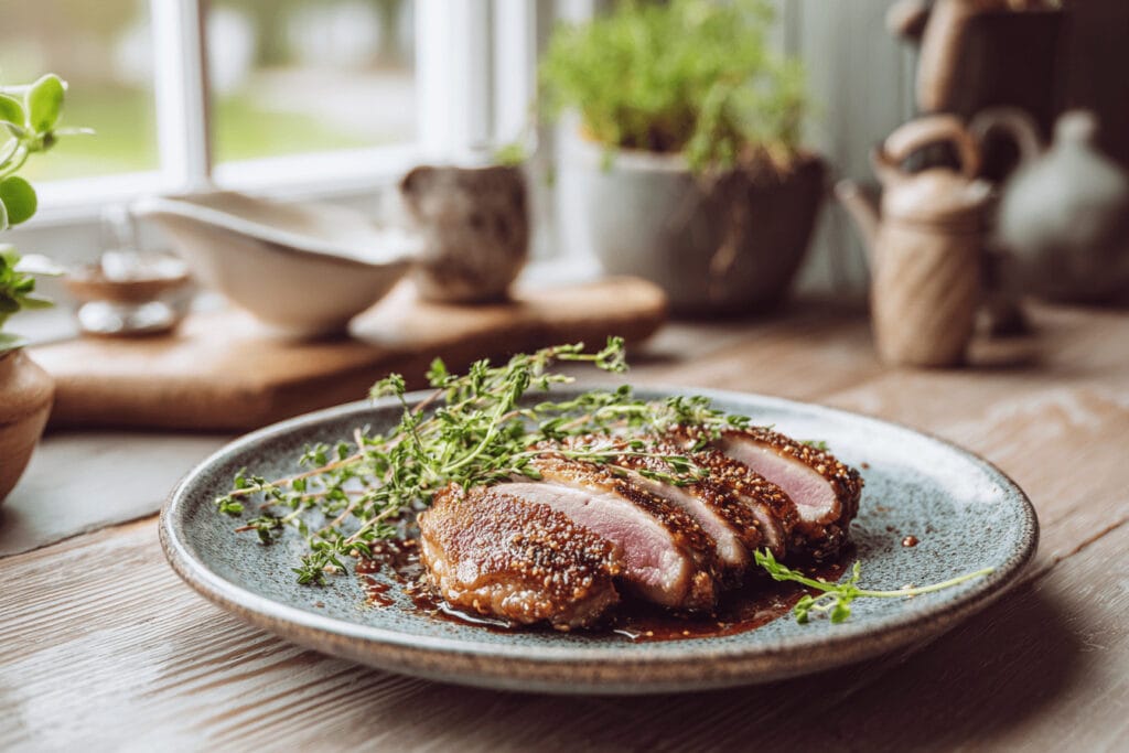 krispig anka hoisindressing