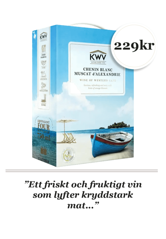 KWV Chenin Blanc Muscat dAlexandrie