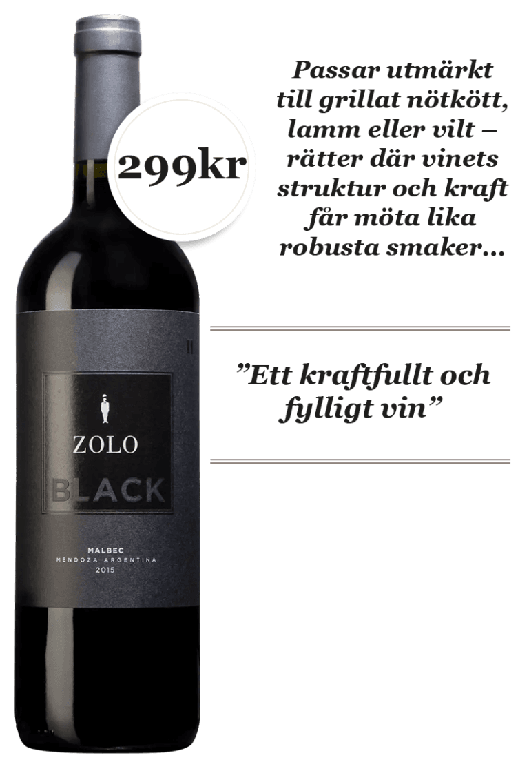 Zolo Black Malbec