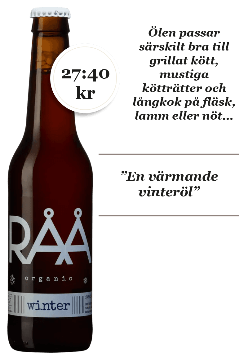 Råå Bryggeri Organic Winter