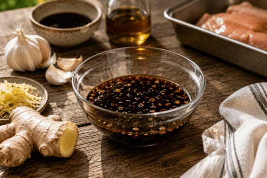 bonappetit asiatisk marinad soja ingefara vitlok sesamolja