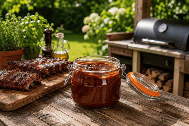 Hemmagjord rökig BBQ-sås