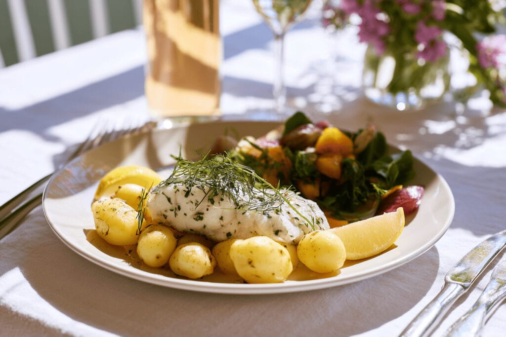 torsk farskpotatis sommar