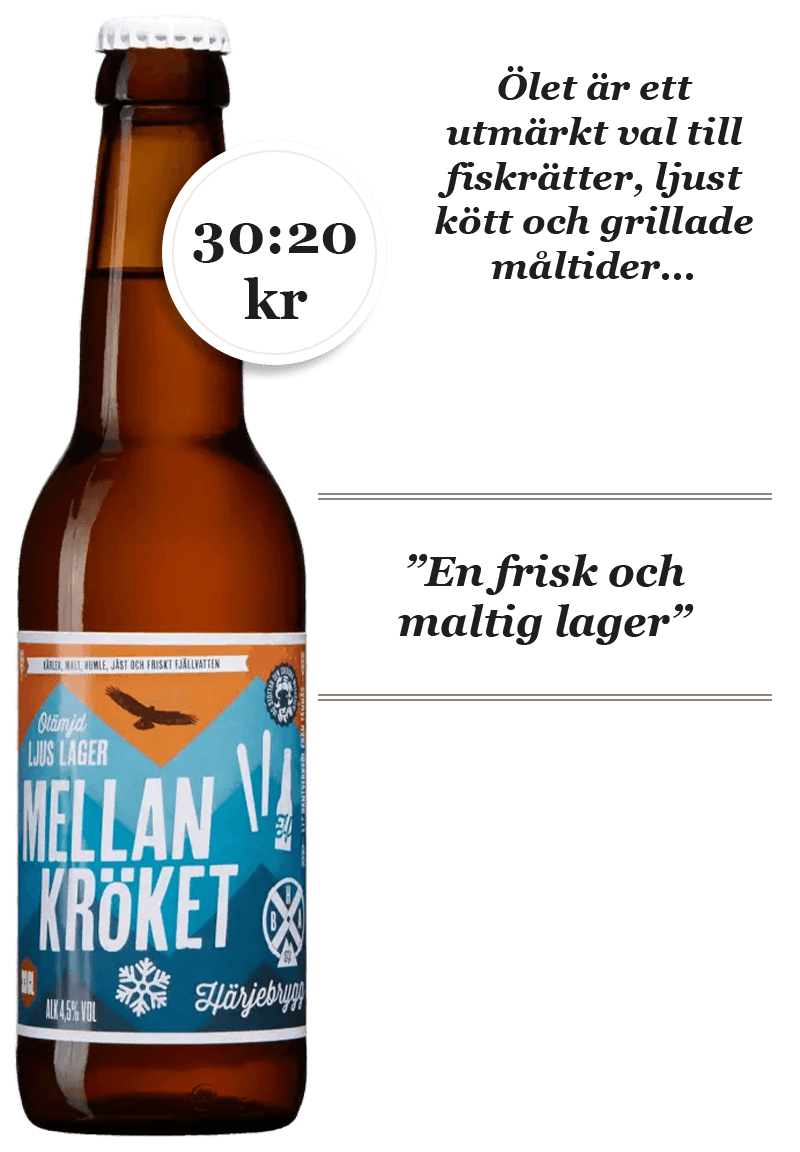 Mellankröket Ljus Lager Härjebrygg