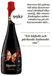 Riunite Lambrusco Farfalle