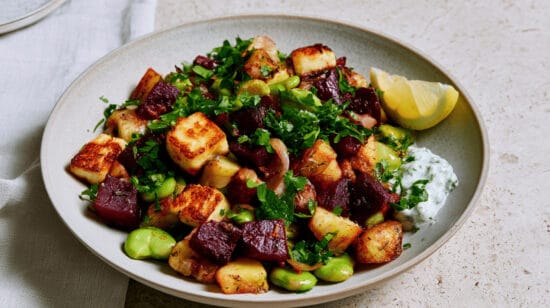 bonappetit bondbonspytt med halloumi