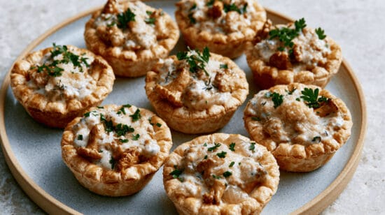 bonappetit krustader med kantarellstuvning