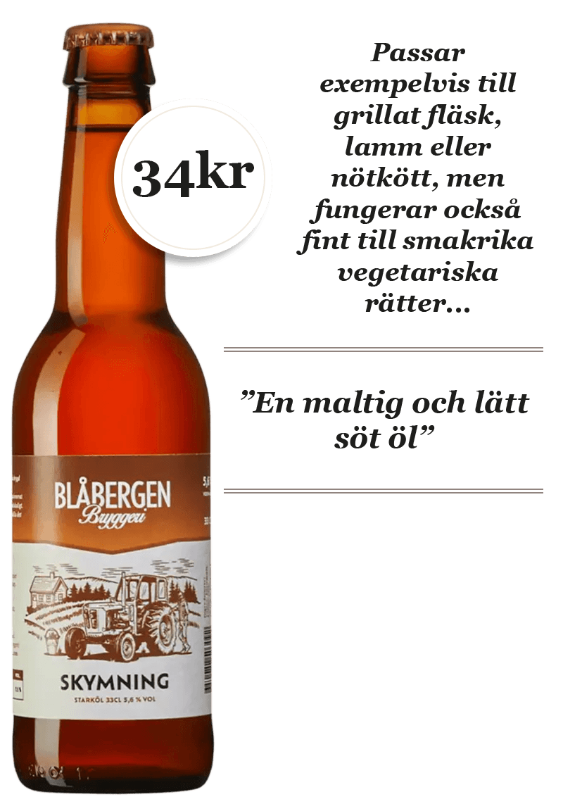 Blåbergen Skymning