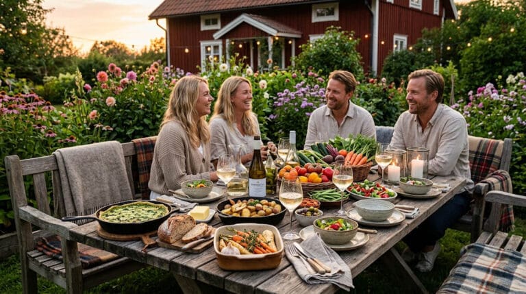 Sensommarens magiska skördefest och vinet i glaset