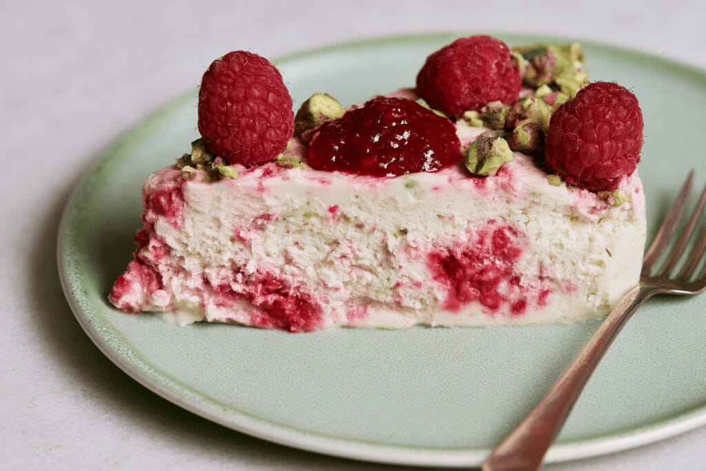 semifreddo servering hallon
