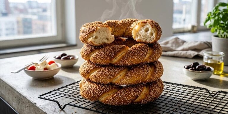 Simit med rostade sesamfrön