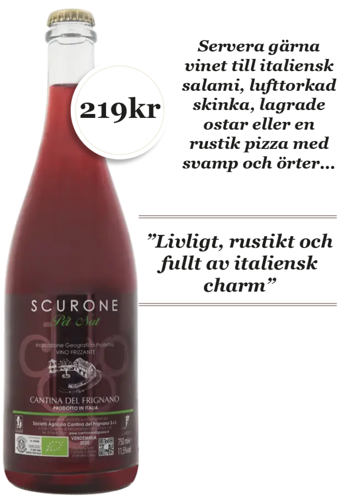 Scurone Pet Nat Lambrusco Dell Emilia Rosso